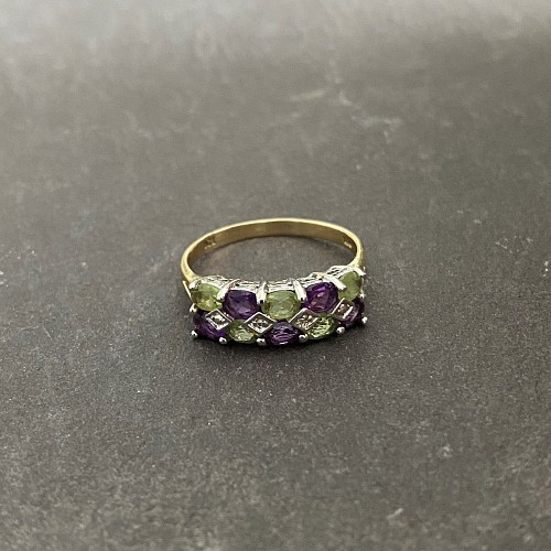 9ct Mixed Stone Ring
