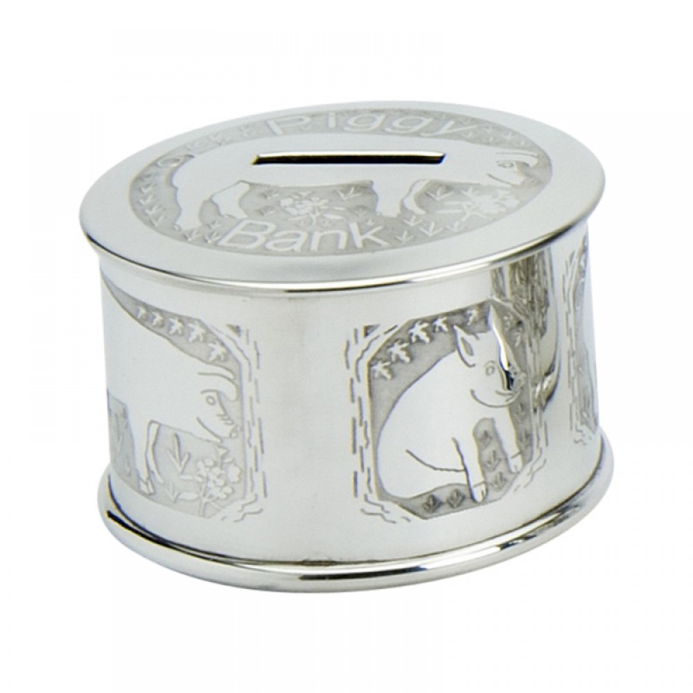 Pewter Money Boxes Clement White