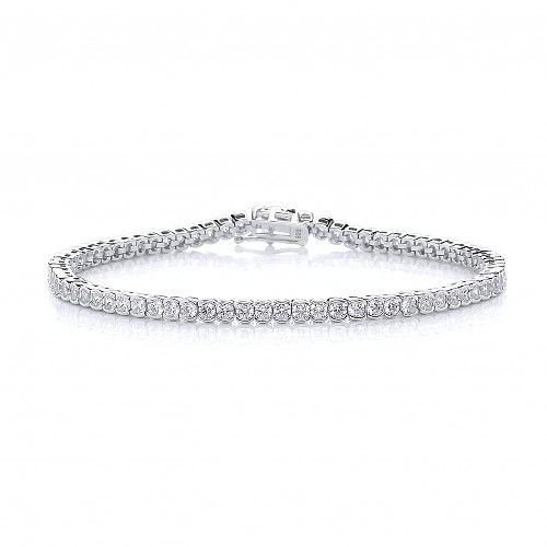 Silver CZ Tennis bracelet
