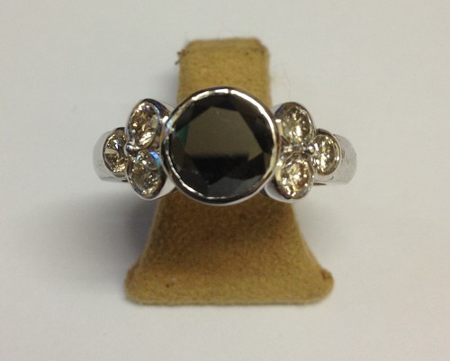 Black diamond ring