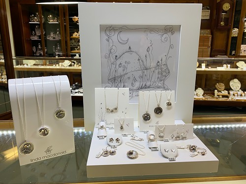 Linda Macdonald at Clement White Jewellers Yeovil