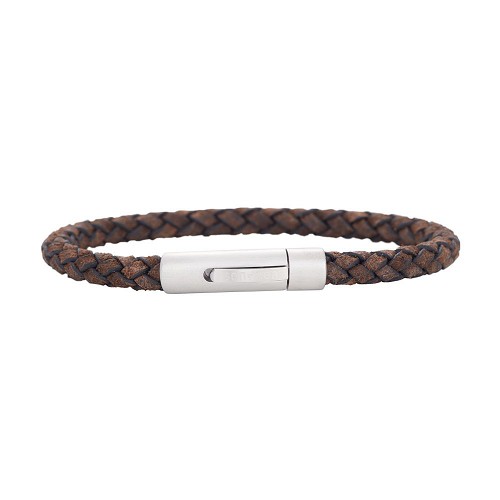 Dark Brown Leather Bracelet