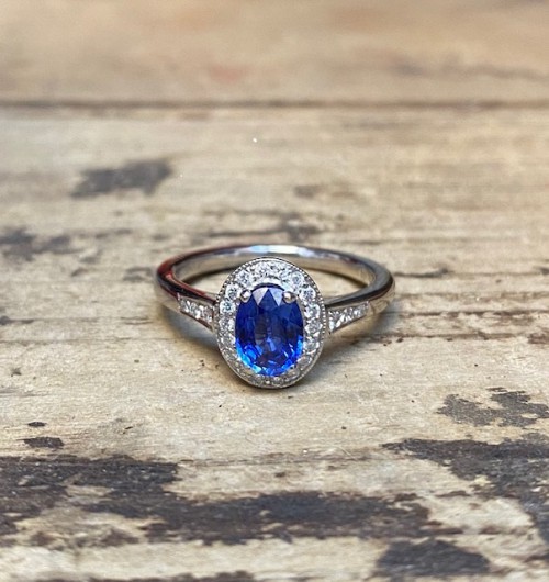 Sapphire & Diamond Ring