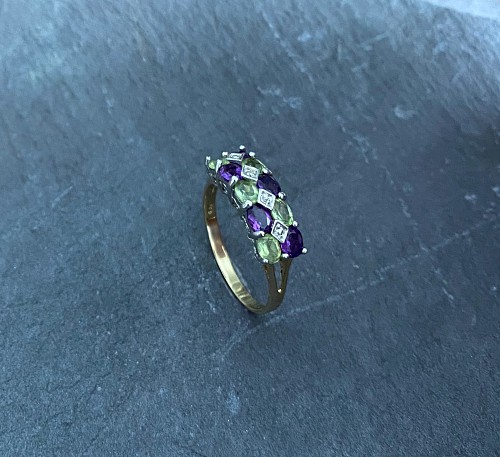 9ct Mixed Stone Ring