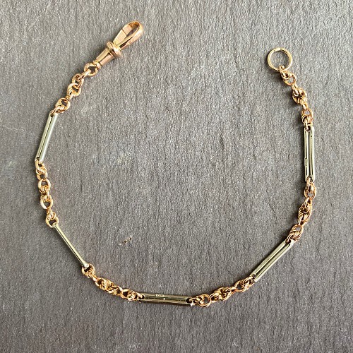 9ct 2 Colour Bracelet