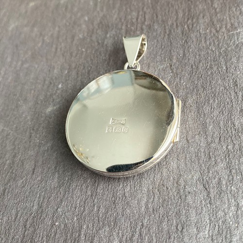 Silver Round Locket