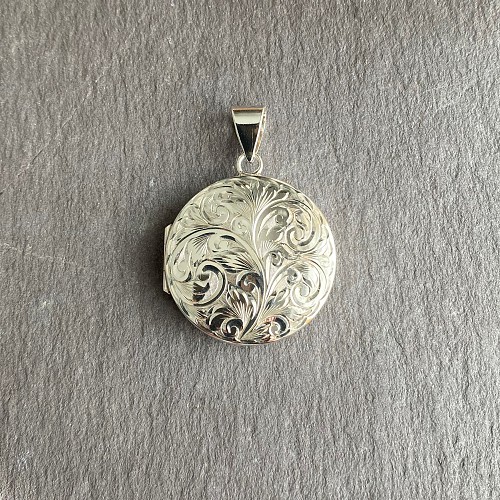 Silver Round Locket