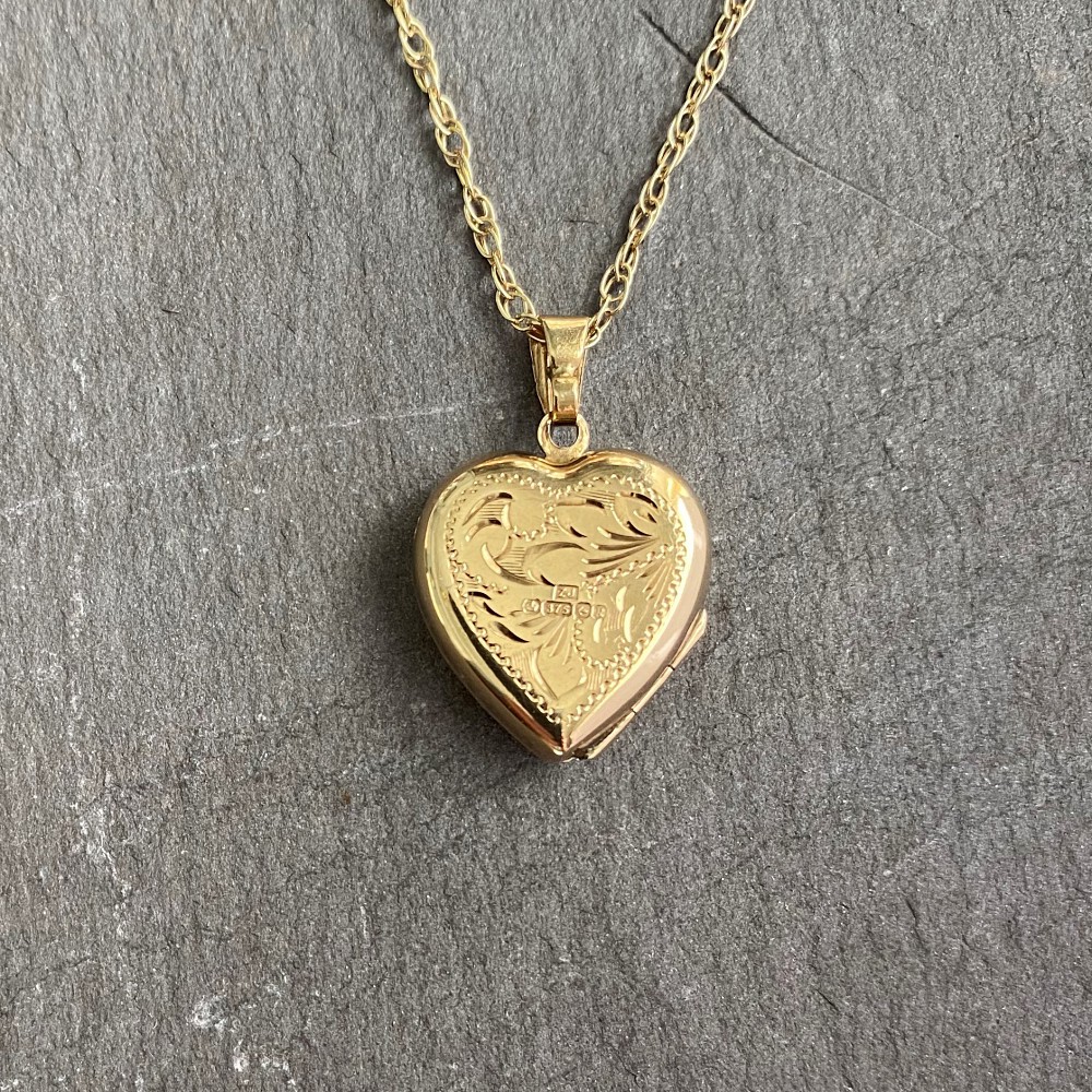 9ct Heart Locket £340 - Clement White