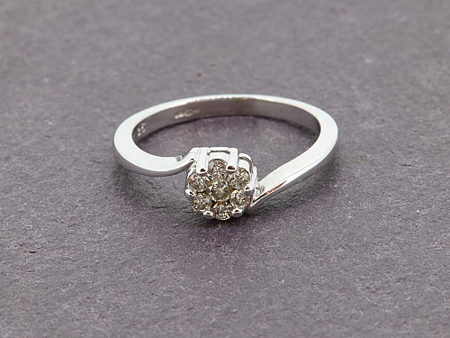 Palladium Diamond Ring