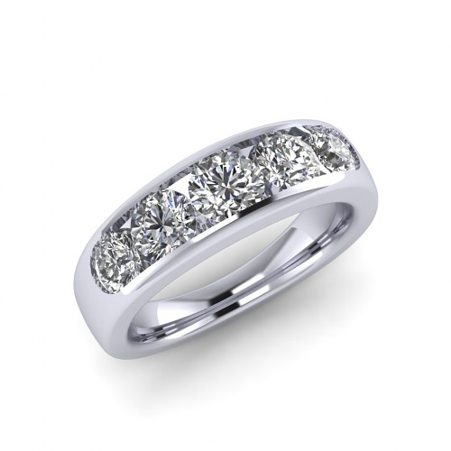 Diamond Half Eternity Ring