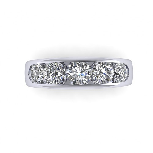 Diamond Half Eternity Ring